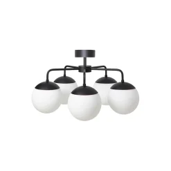Lord 5 Chandelier, black/opal