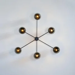Lord Asymmetric Ceiling, black/smoke