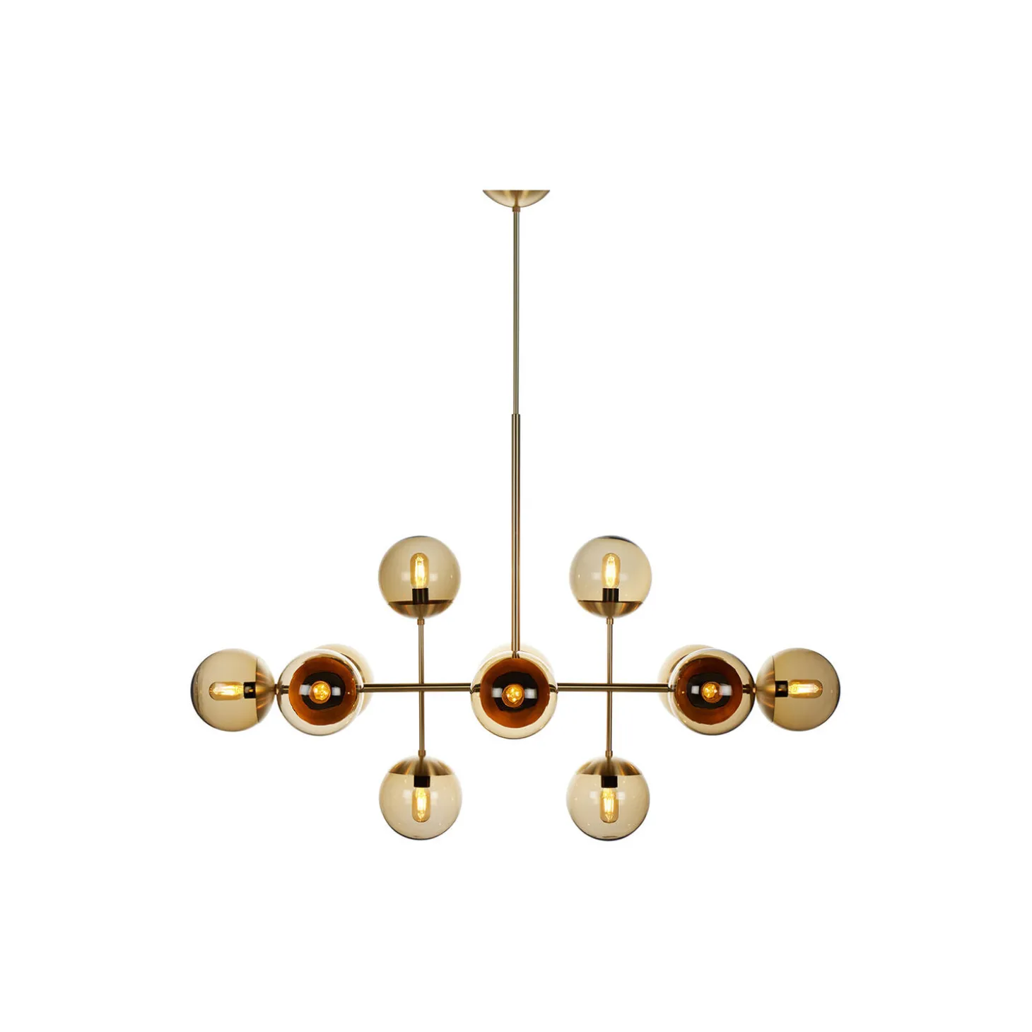 Lord Ballroom Lamp, brass/brown