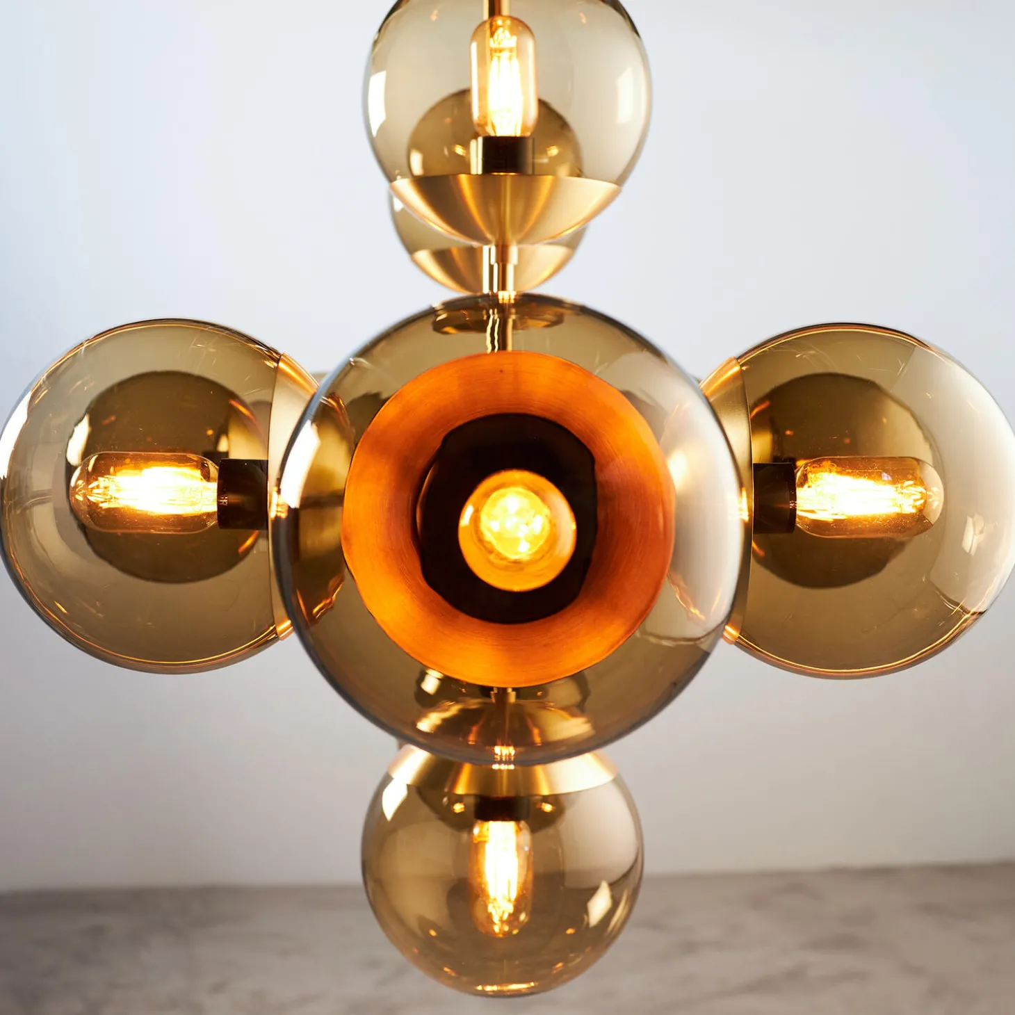 Lord Ballroom Lamp, brass/brown