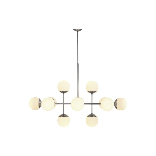 Lord Ballroom Lamp, steel/opal