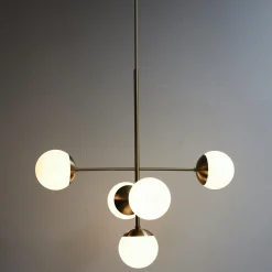 Lord Diva Pendant, brass/opal