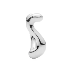 Lotus Huggie Left, silver