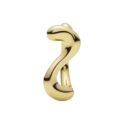 Lotus Huggie Right, gold