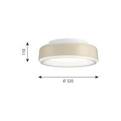 LP Grand loftlampe, champagne