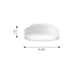 LP Grand loftlampe, hvid