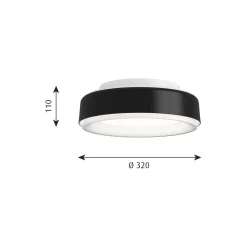 LP Grand loftlampe, sort