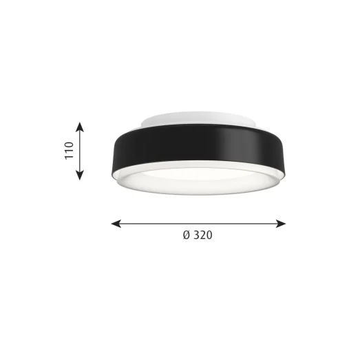 LP Grand loftlampe, sort