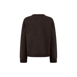 LR-PERLE 9 Cardigan, coffee