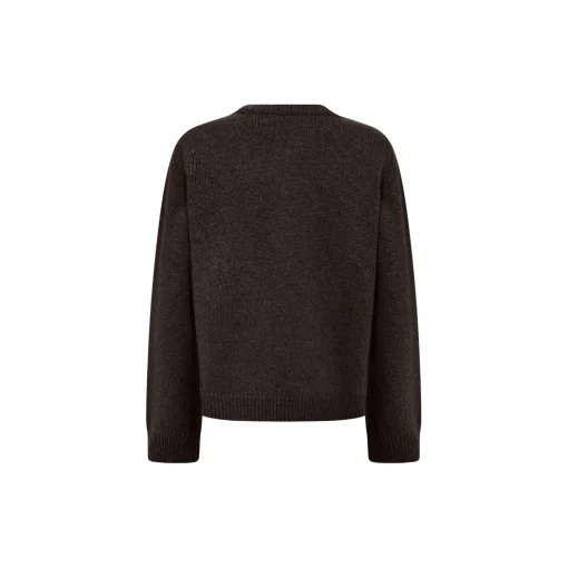 LR-PERLE 9 Cardigan, coffee