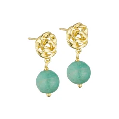 Lucca Øreringe, aqua