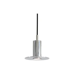 Luminar disk pendelspot, stål