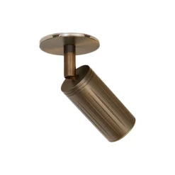 Luminar væg-/loftspot, bruneret messing