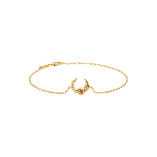 Lunar armbånd, forgyldt sølv