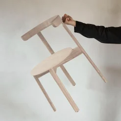 Lunar Chair, white oak