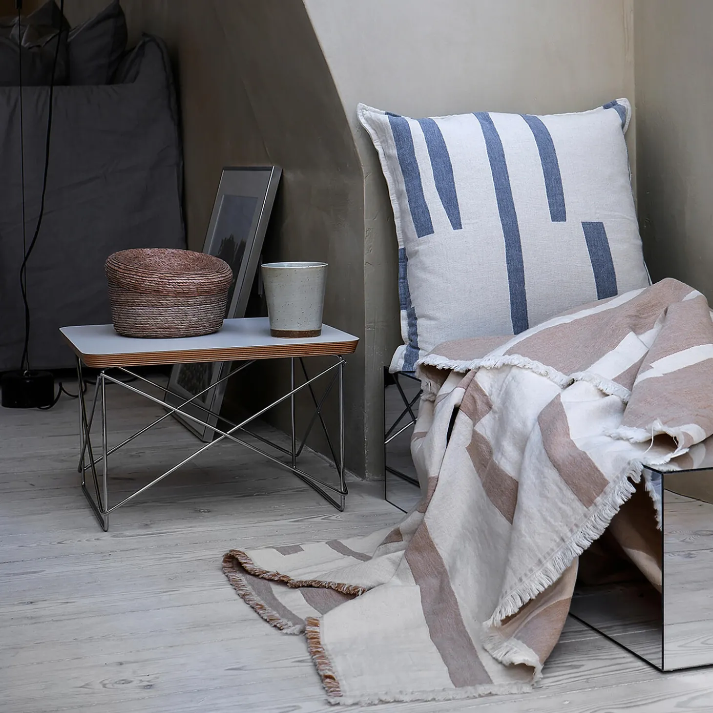 Lyme Grass plaid, beige