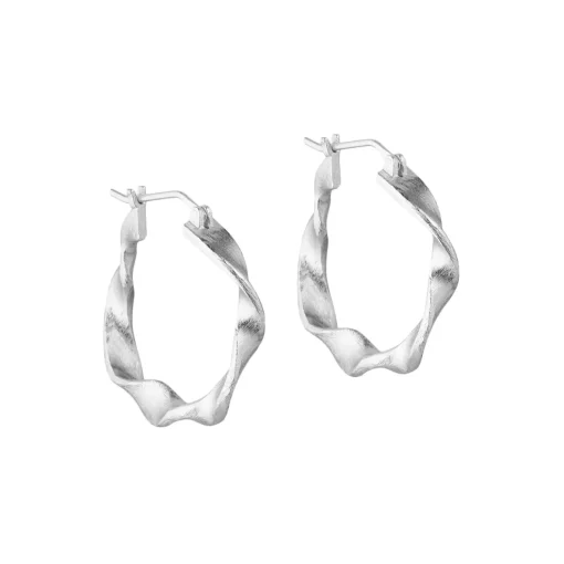Maeve Hoops Big, forsølvet