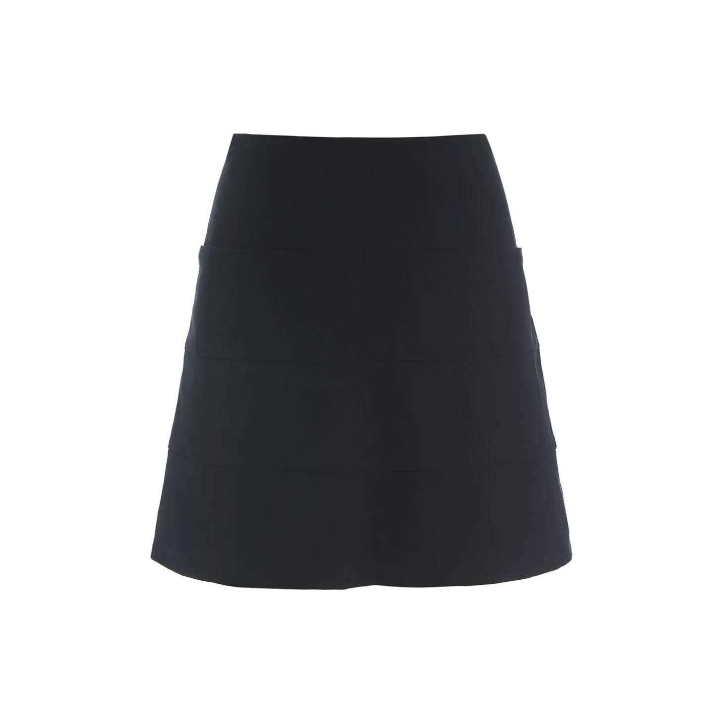 Magic stretch kort nederdel, black