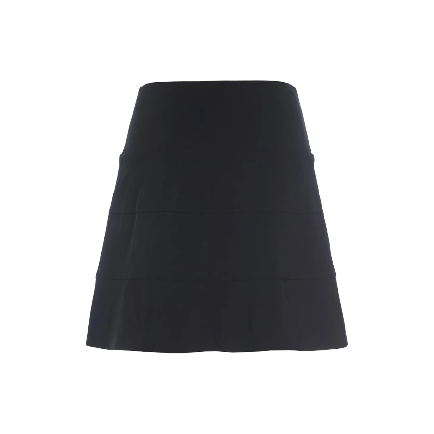 Magic stretch kort nederdel, black
