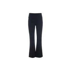 Magic stretch lange bukser med svaj, black
