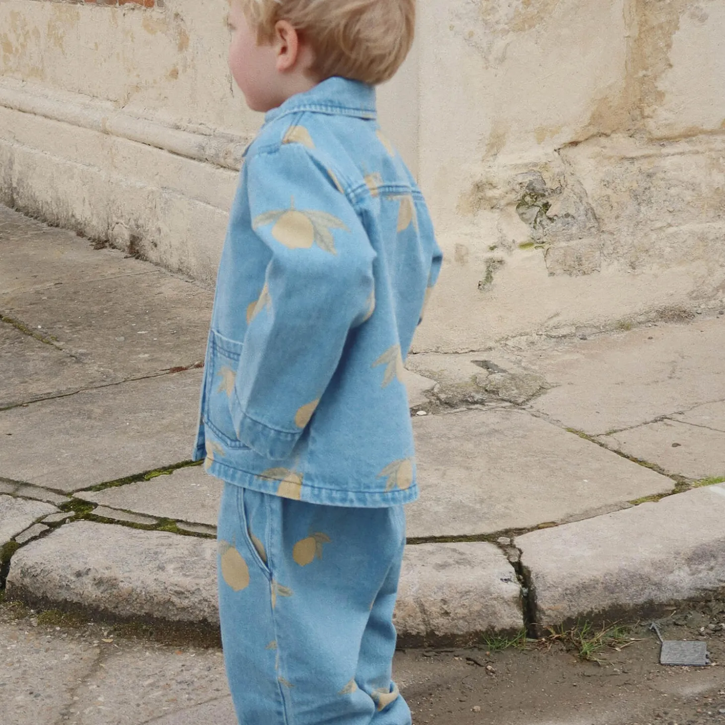Magot Pants, lemon denim
