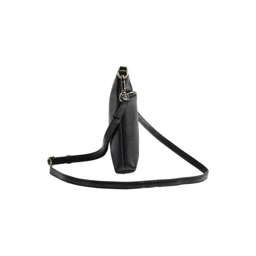 MaiaMBG Mini Cross. Bag Grain, black w/gold