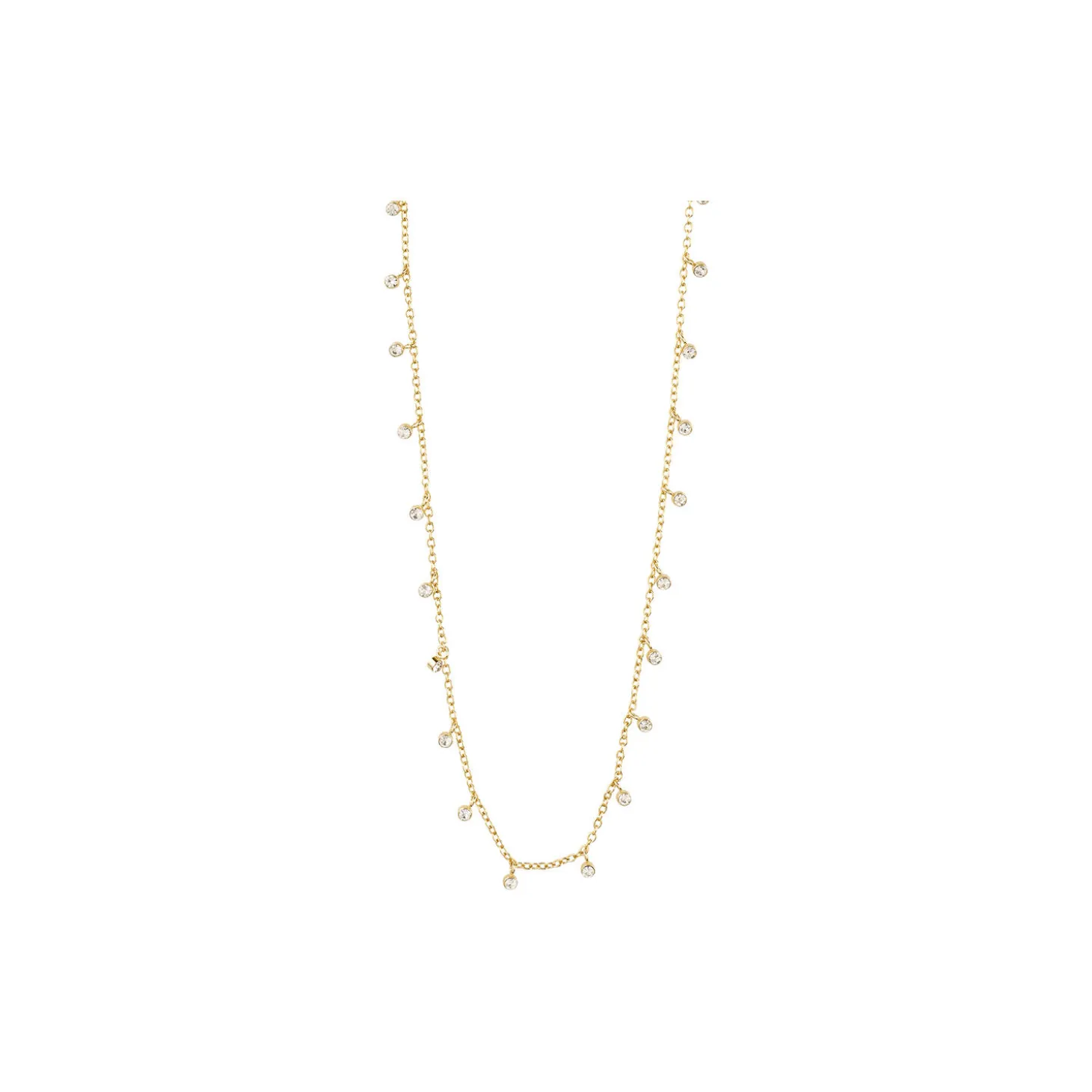 MAJA Crystal Multi Drops Armbånd, gold plated