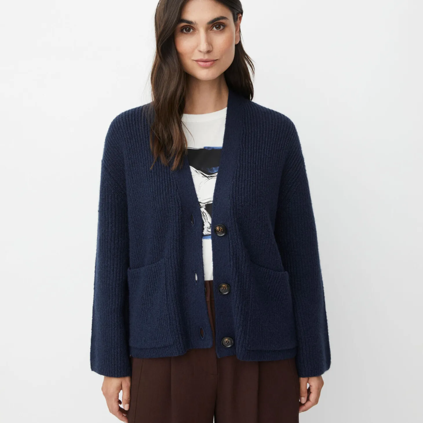 MaLexie Cardigan, navy blazer