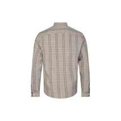 Marco Linen Check Shirt, bleached sand