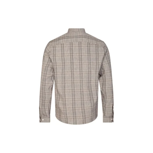 Marco Linen Check Shirt, bleached sand