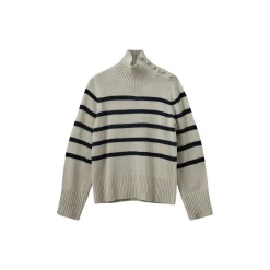 MargaretSW Sweater, grey striped
