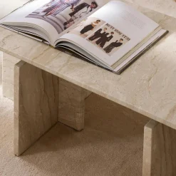 Marisa sofabord, travertin beige