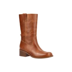 MARTINA Western støvler, cognac