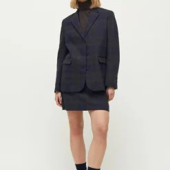 Mason Jacket Check, mix navy