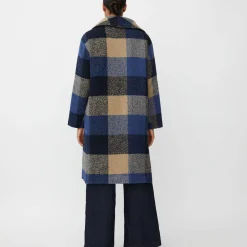 MaTasoula Coat, navy blazer