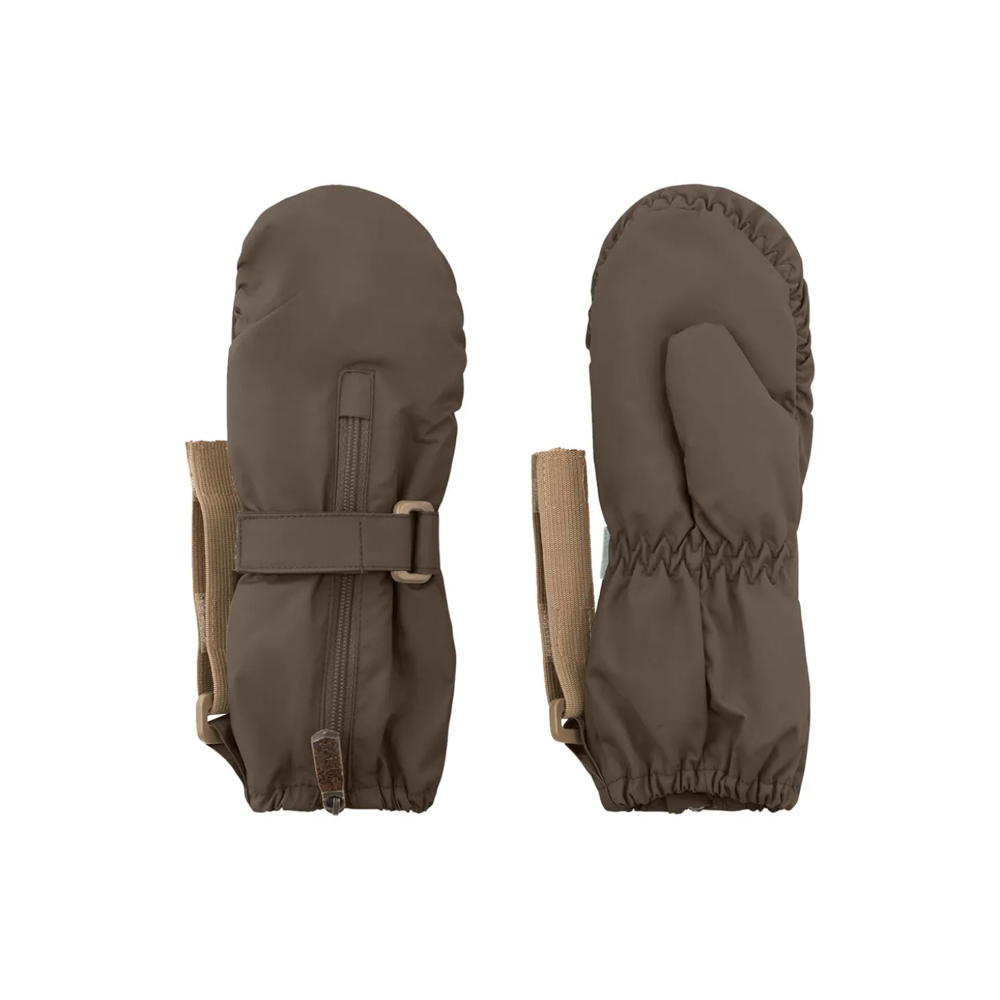MATCESAR Fleece Lined Mittens, tarmac green