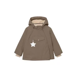 MATWANG Fleece Lined Winter Jacket, morel grey