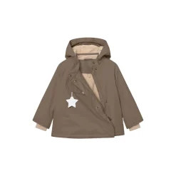 MATWANG Fleece Lined Winter Jacket, morel grey