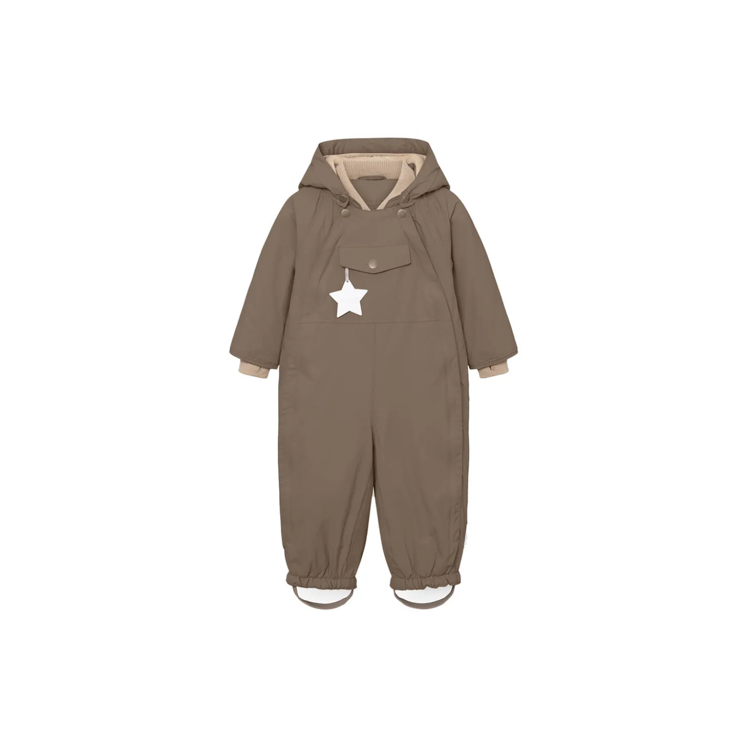 MATWISTI Fleece Lined Snowsuit, morel grey