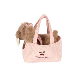 Maude Puppy, pink check