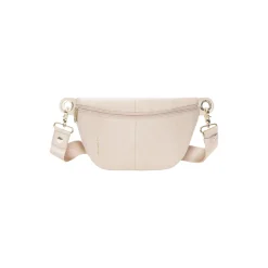 Mellow Leather Bum Bag, warm taupe