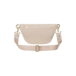 Mellow Leather Bum Bag, warm taupe