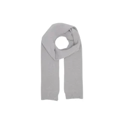 Merino Wool Scarf, heather grey