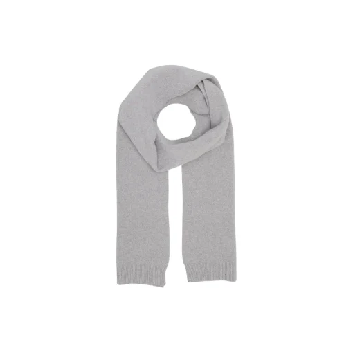 Merino Wool Scarf, heather grey
