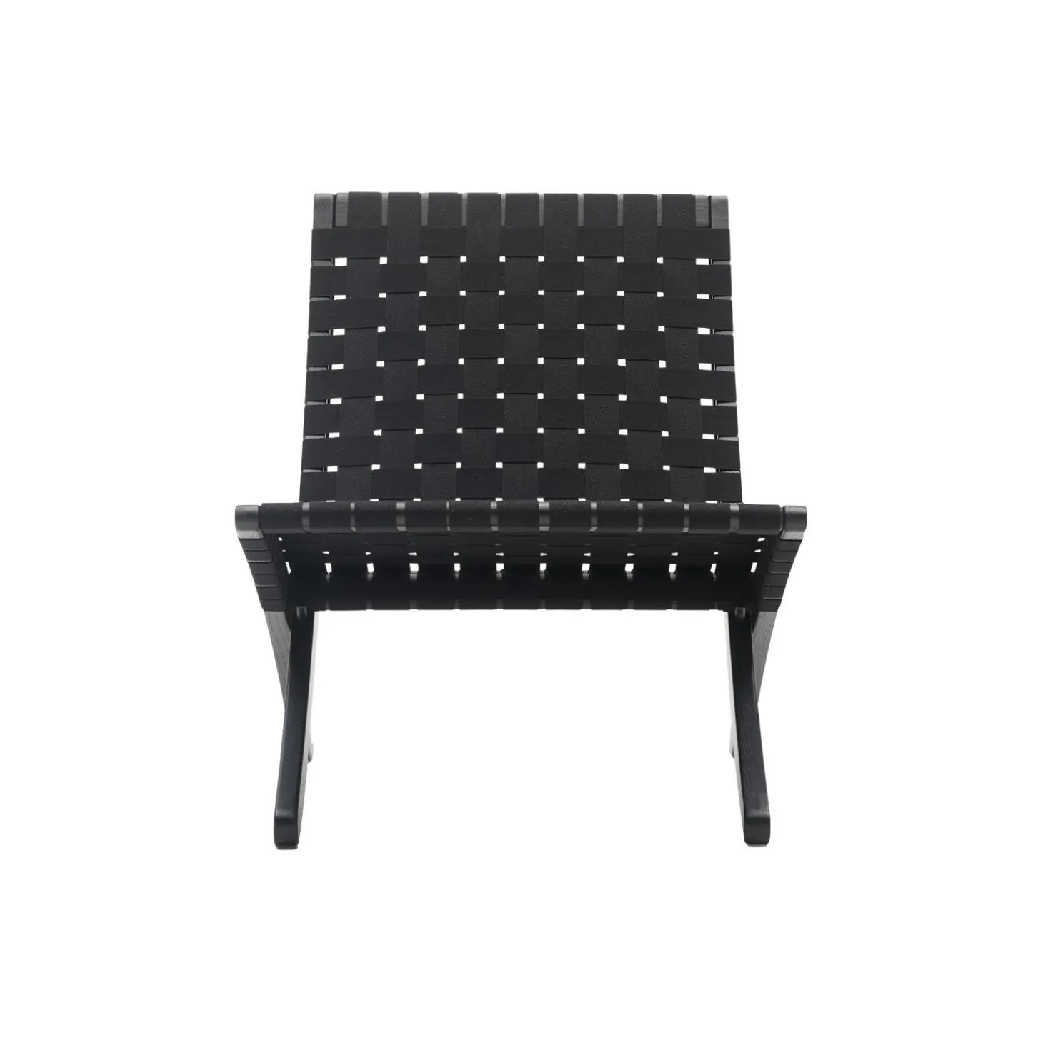 MG501 Cubastolen, sortlakeret eg/sort