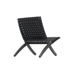 MG501 Cubastolen, sortlakeret eg/sort