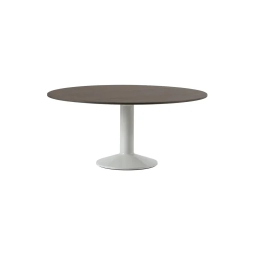Midst Table, dark oiled oak/grey