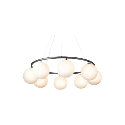 Miira 8 Circular Pendant, rock grey/opal