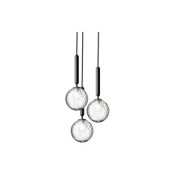 Miira 3 Pendant, rock grey/optic clear