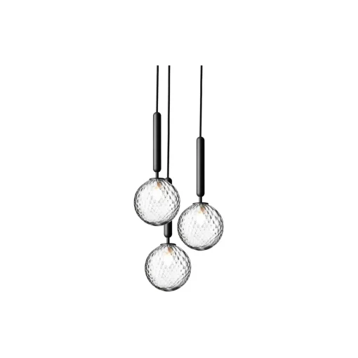 Miira 3 Pendant, rock grey/optic clear